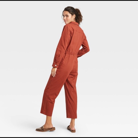[SOLD] NWOT brown/ rust boilersuit - Picture 3 of 3